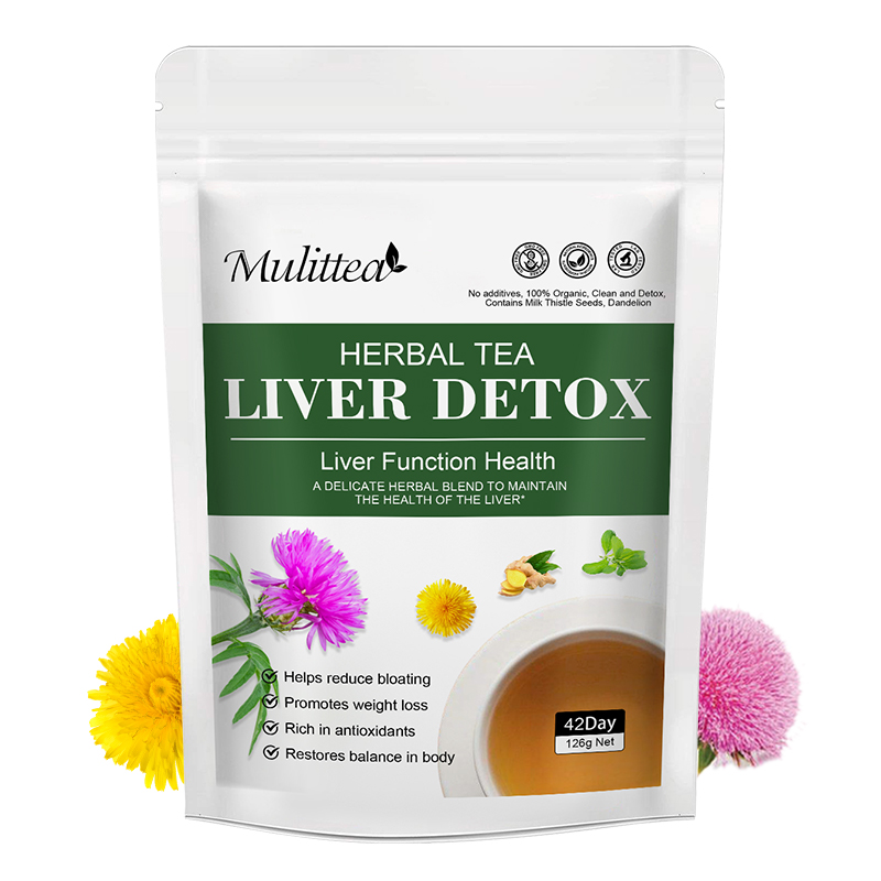 Dandelion Detox Tea - Mulittea Liver Detox Tea พร้อมราก Dandelion,