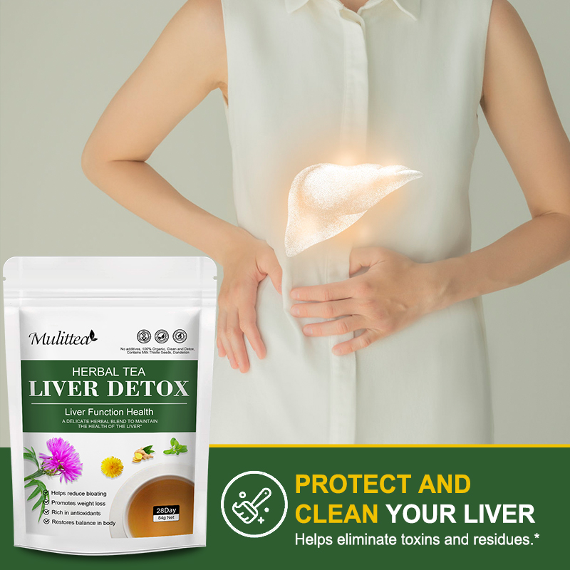 Mulittea Liver Detox Tea พร้อม - Dandelion Detox Tea บทวิจารณ์และราคา